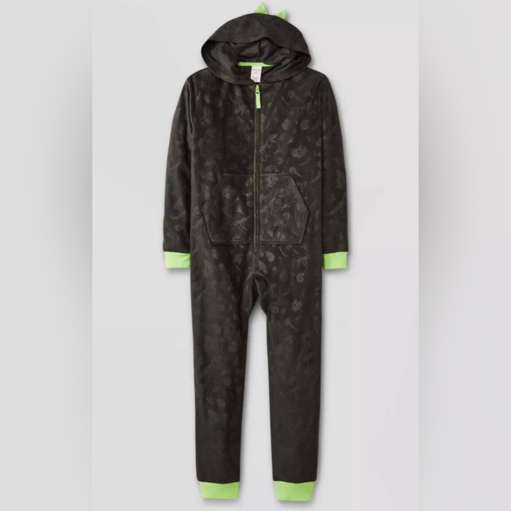 Boys Cat & Jack Dinosaur Fleece Pajamas Boys 10-12